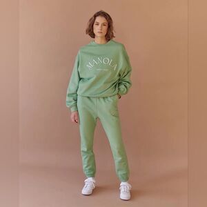 Alohas Manola Movement Atelier Iconic Sweatpants in Green Size XS Extra Small